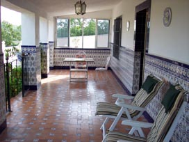 Covered Rear Terrace